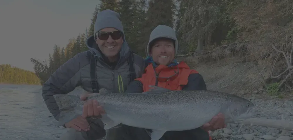 Kenai River fishing scene 4