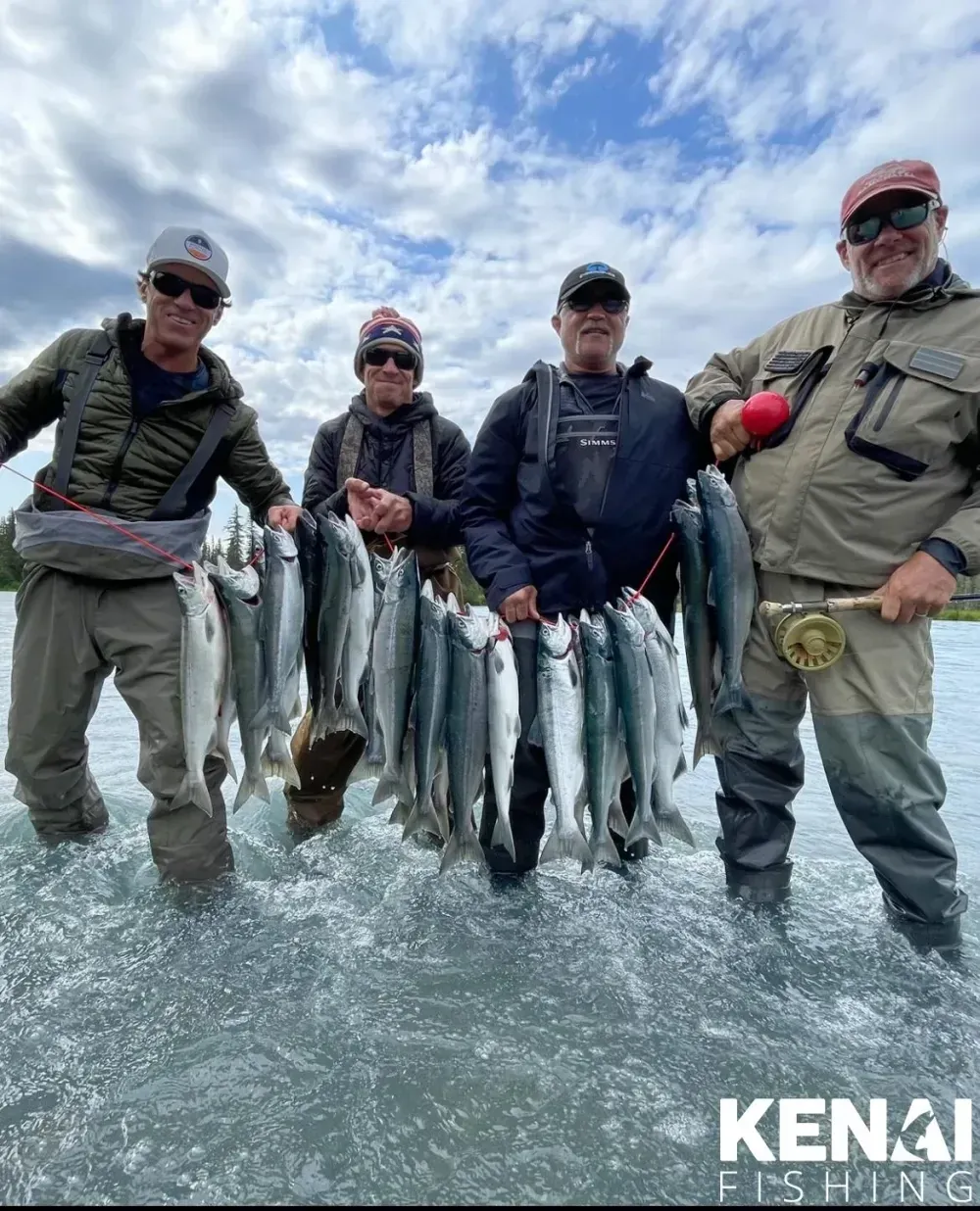 Sockeye salmon Kenai River 2025 guided trip